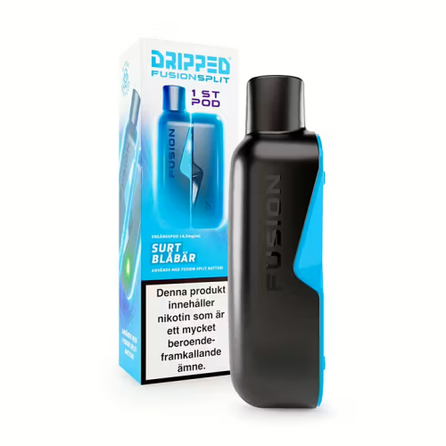 Dripped Fusion Split Pod Surt Blåbär 14,5 mg