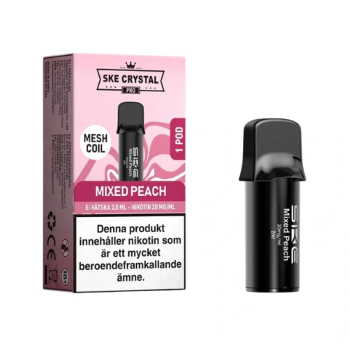 SKE Crystal Pro Pod Mixed Peach 20mg