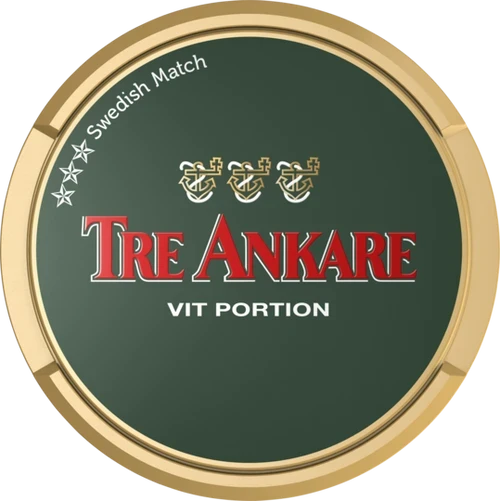 Tre Ankare Vit Portion