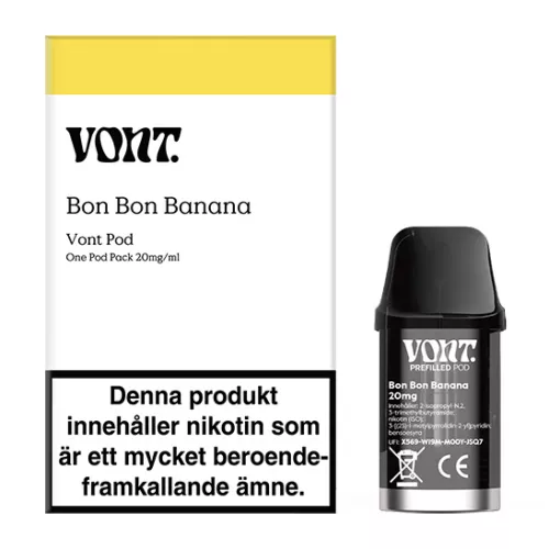 Vont Pod Bon Bon Banana 20mg