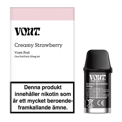 Vont Pod Creamy Strawberry 20mg