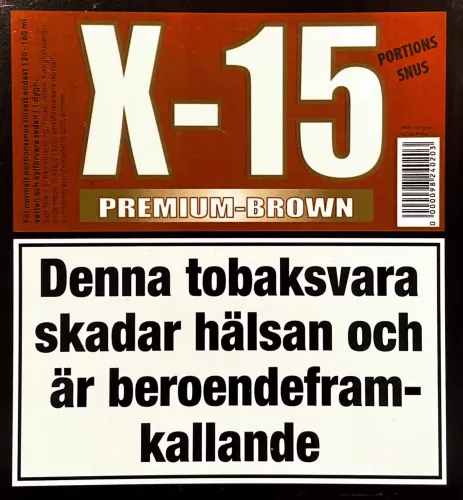 X-15 Portion Premium brown 160g