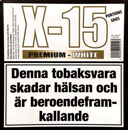 X-15 Portion Premium White 160g