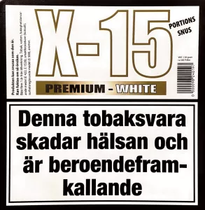 X-15 Portion Premium White 160g