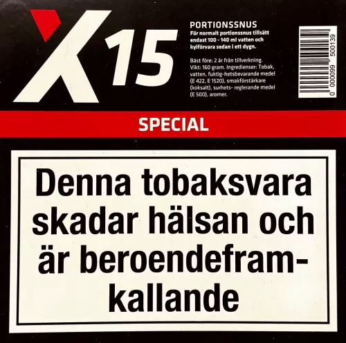 X-15 Portion Special 160g