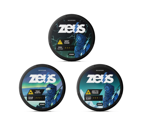 Zeus Strong Mint Mixpack 3-pack