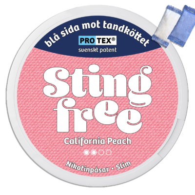 Stingfree California Peach - nikotinpåsar
