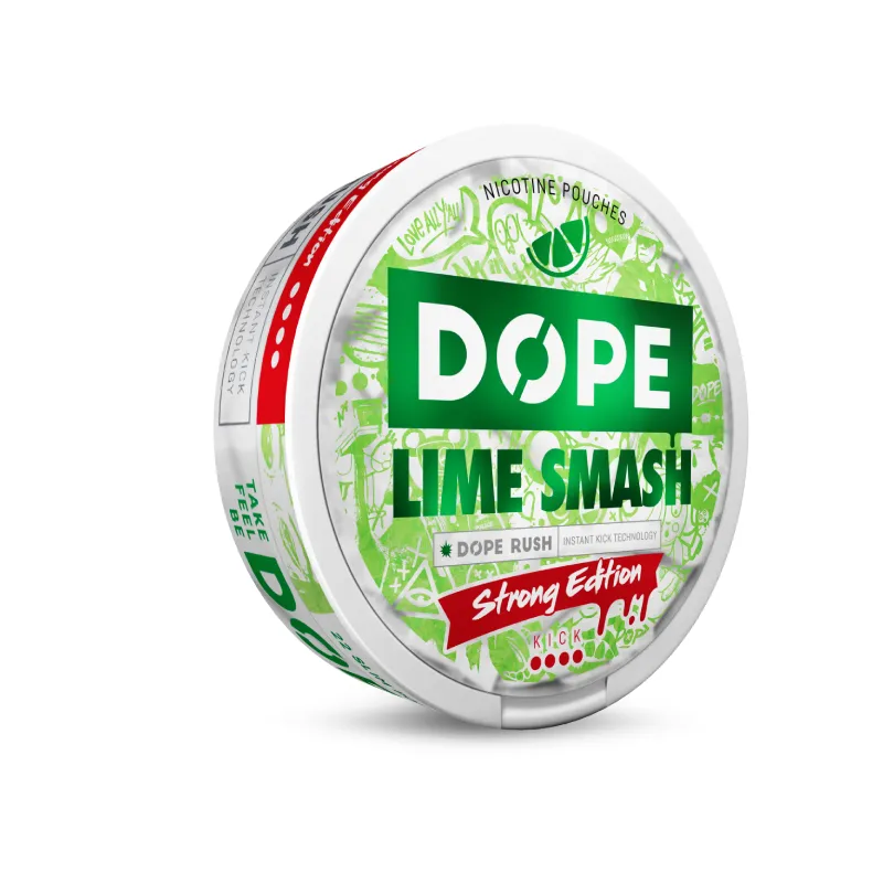 Dope Dope Lime Smash Extra Strong – nikotinpåsar