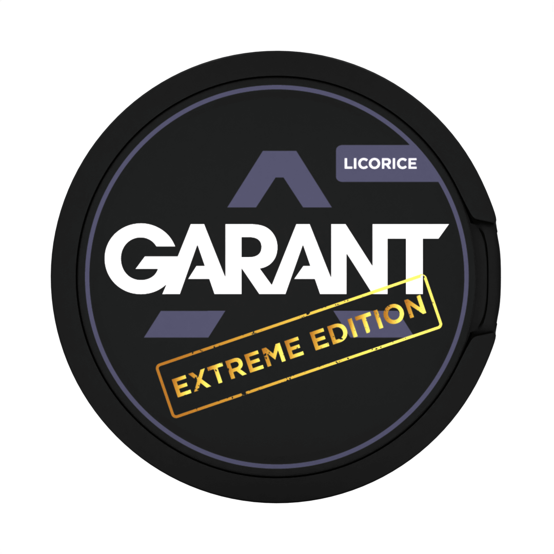 Garant Garant Extreme Licorice Normal – nikotinpåsar