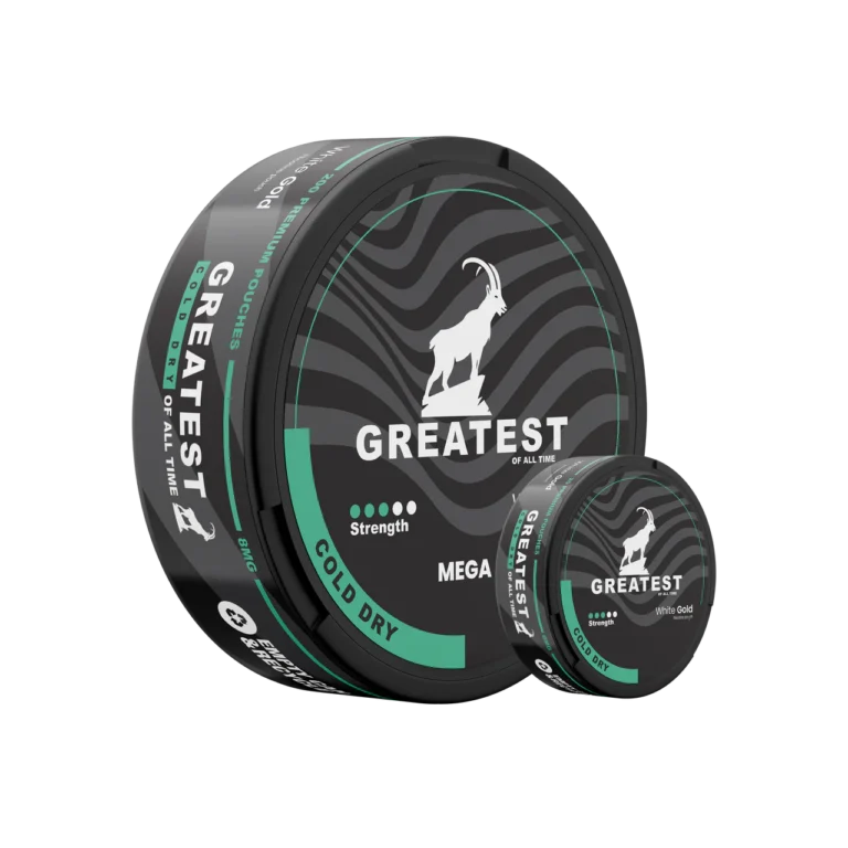 Greatest Greatest Cold Dry Mega Can Strong - nikotinpåsar