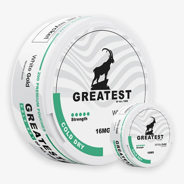 Greatest Greatest Cold Dry Mega Can Strong – nikotinpåsar