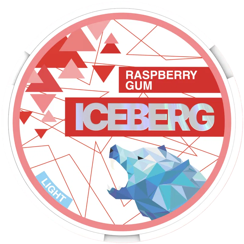 Iceberg Iceberg Raspberry Gum Light Light - nikotinpåsar