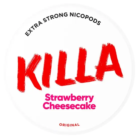 Killa Killa Strawberry Cheesecake Normal – nikotinpåsar
