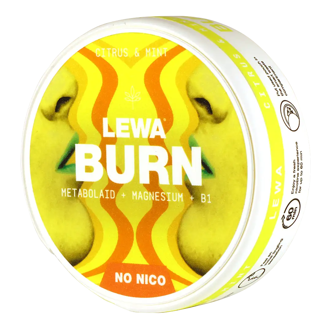 Lewa Burn Citrus Mint Koffeinsnus