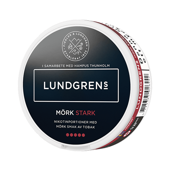 Lundgrens Lundgrens Mörk Strong – nikotinpåsar