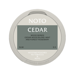 Noto NOTO Cedar Normal – nikotinpåsar