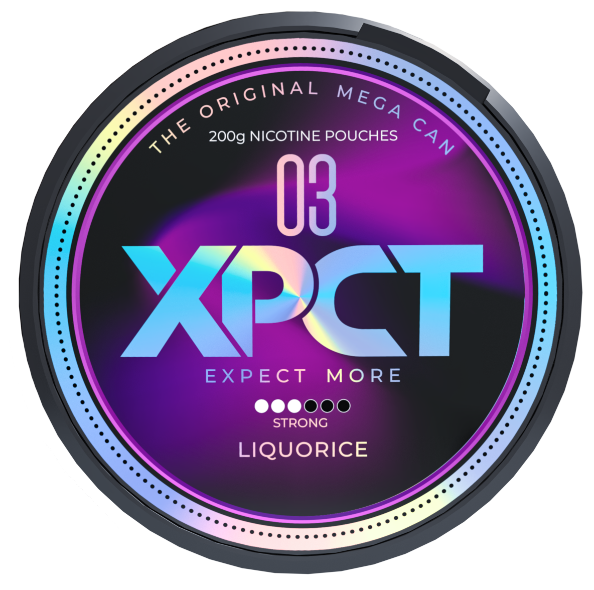 Xpct Xpct Liquorice Slim Mega Can Normal – nikotinpåsar