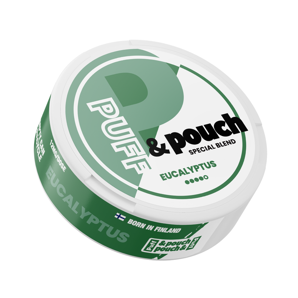 Puff Puff & Pouch Eucalyptus 12mg Normal - snus