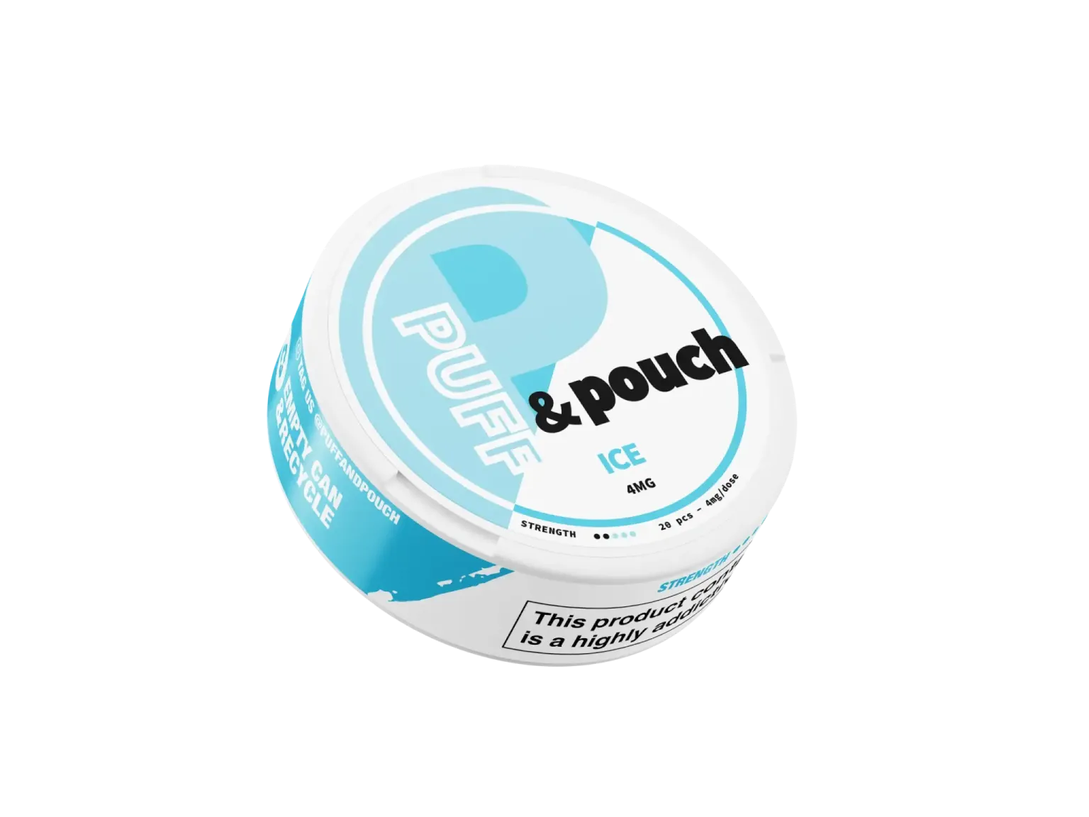 Puff Puff & Pouch Ice 4mg Normal – nikotinpåsar