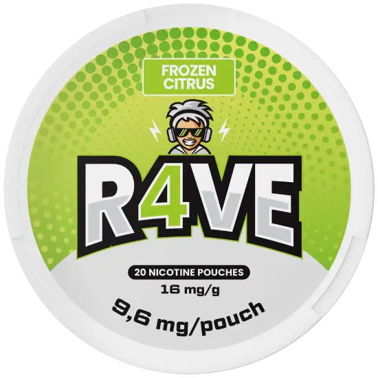 Rave RAVE Frozen Citrus Strong Extra Strong – nikotinpåsar