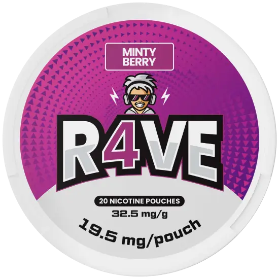 Rave Rave Minty Berry Extra Strong Strong – nikotinpåsar