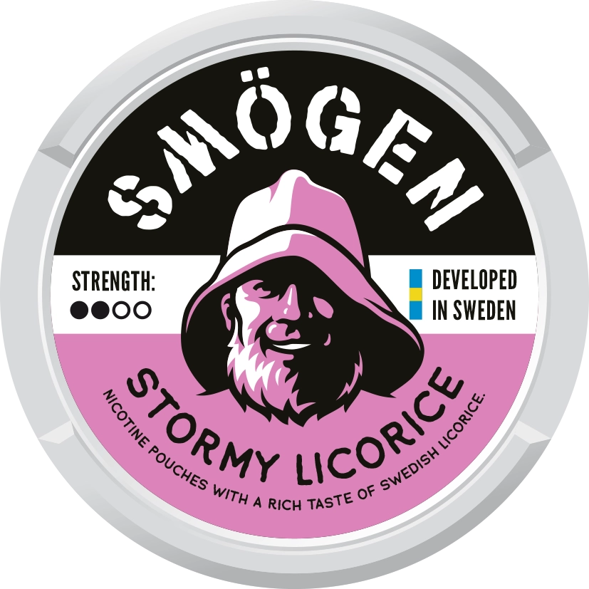 Smogen Smögen Stormy Licorice Normal – nikotinpåsar