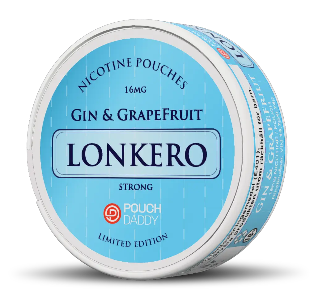 Lonkero Lonkero Grapefruit & Gin Limited Edition Normal – nikotinpåsar