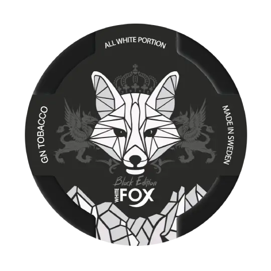 White Fox White Fox Black Edition Normal – nikotinpåsar