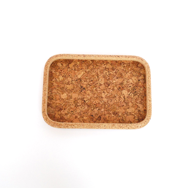 Korkbricka rundad kant liten