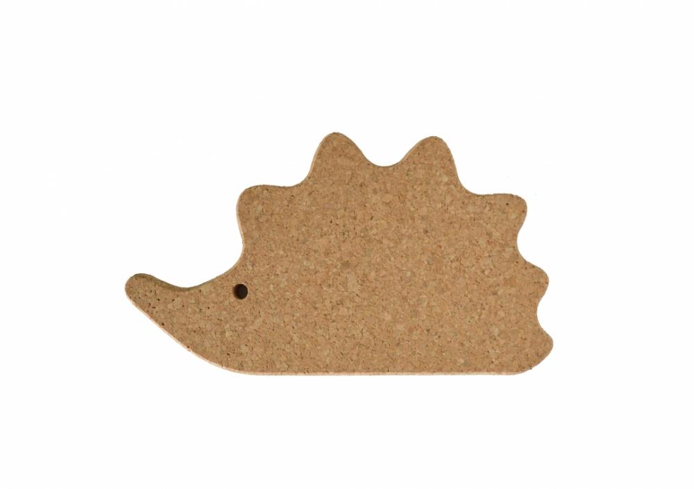 Korkunderlägg Igelkott 2-pack