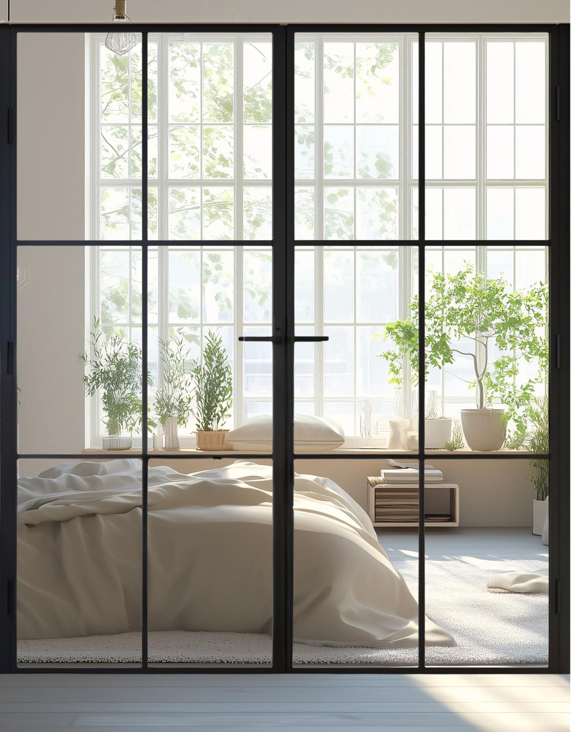 Industrivägg dörr + dörr svart