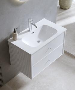 Kommod Frid Matt Vit 80 cm