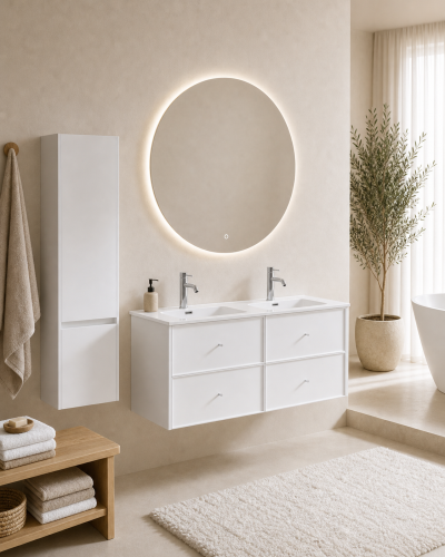 Kommod Frid Matt Vit 120 cm