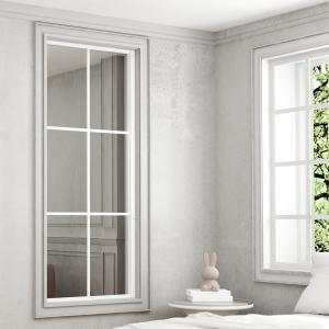 Industrivägg 1 fast vägg mellan väggar vit