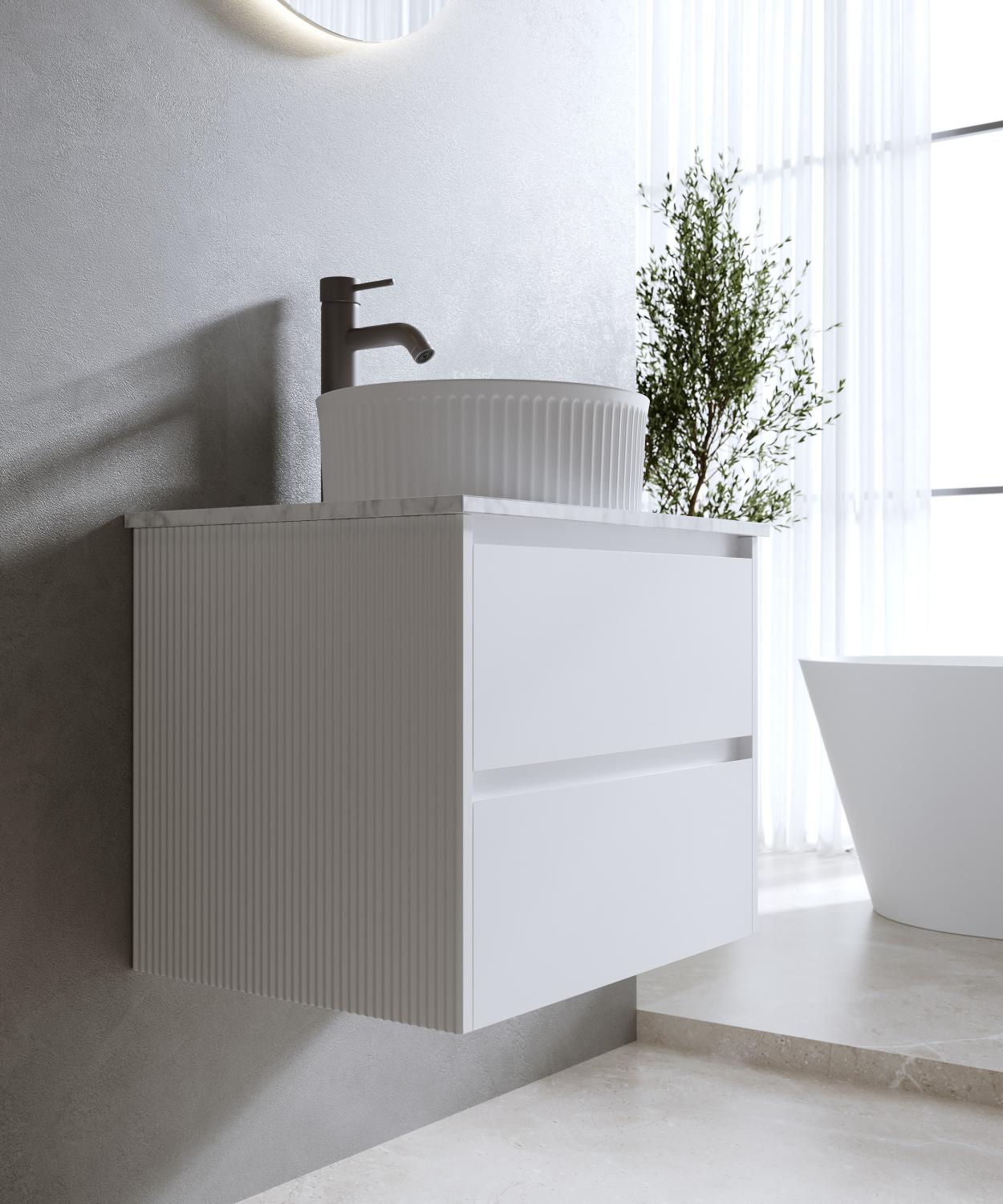 Vanity Harmoni Matte White 60 cm