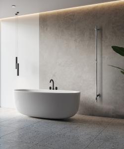 Handdukstork Vis Krom