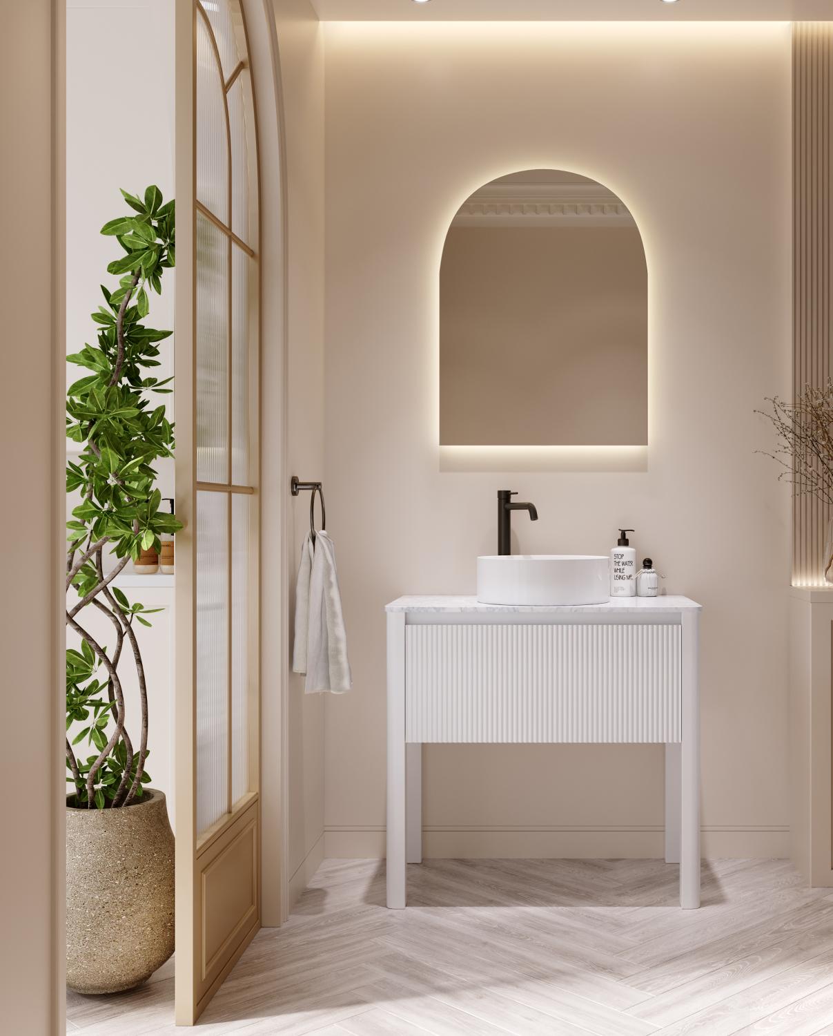 Vanity Hvila white 80 cm