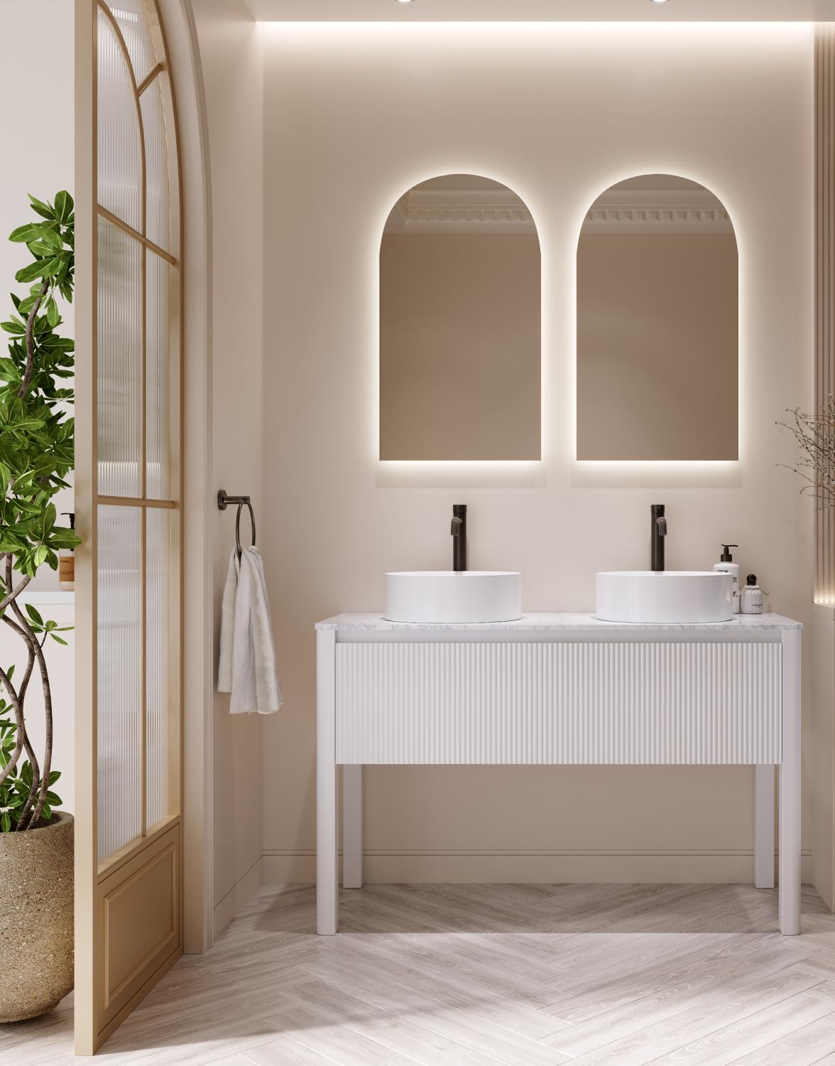 Vanity Hvila white 120 cm
