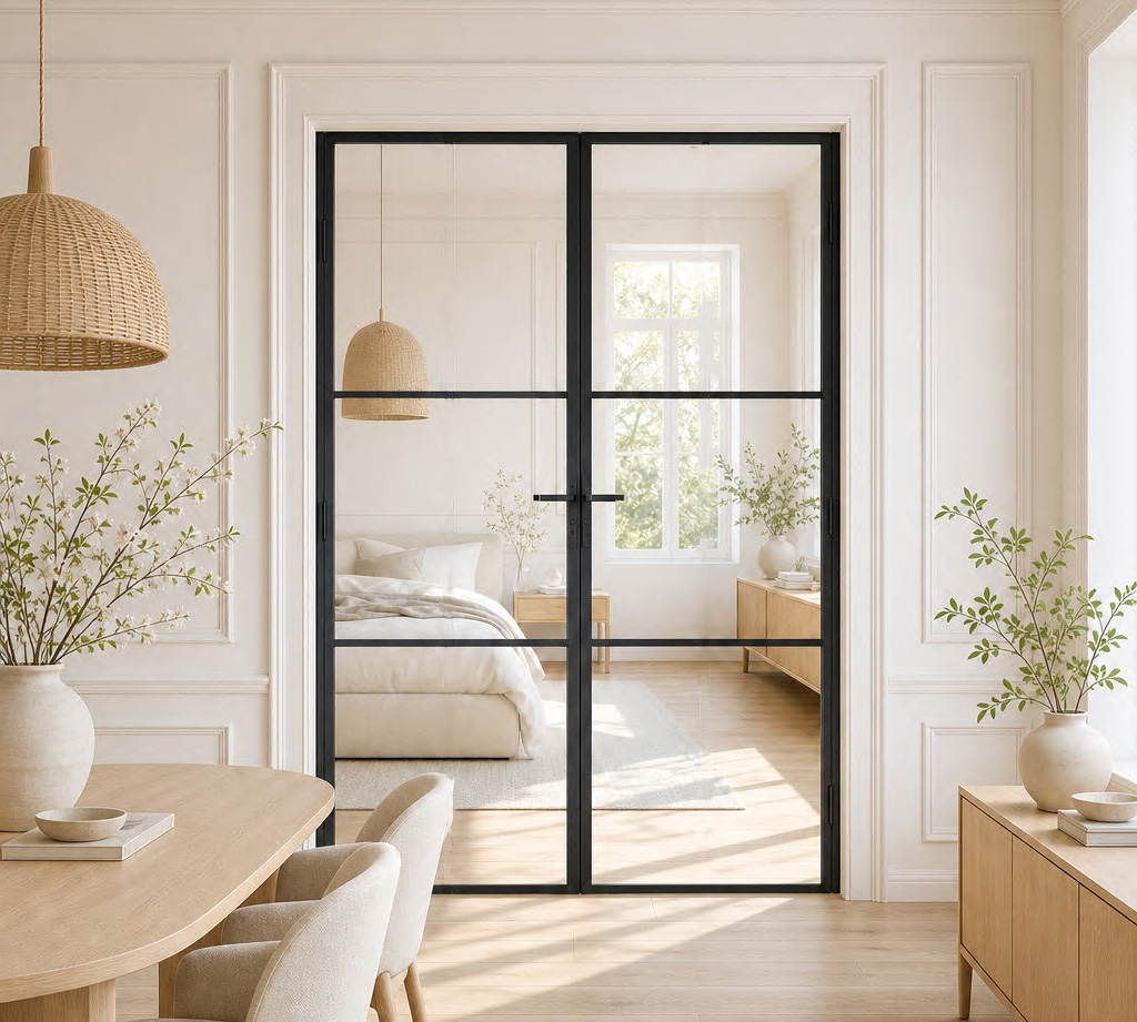 Industrial wall door + door black