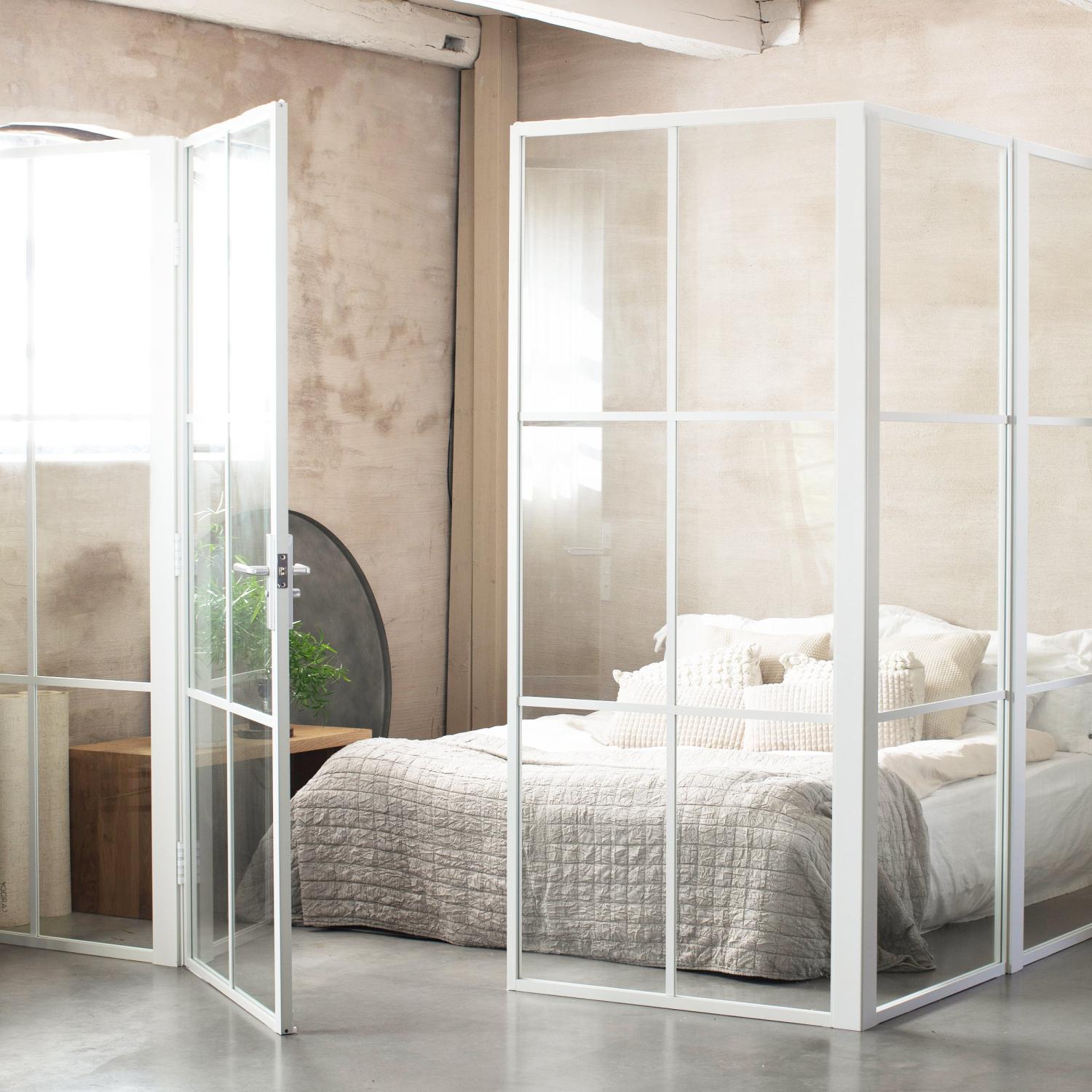 Extra industrialwall for corner white