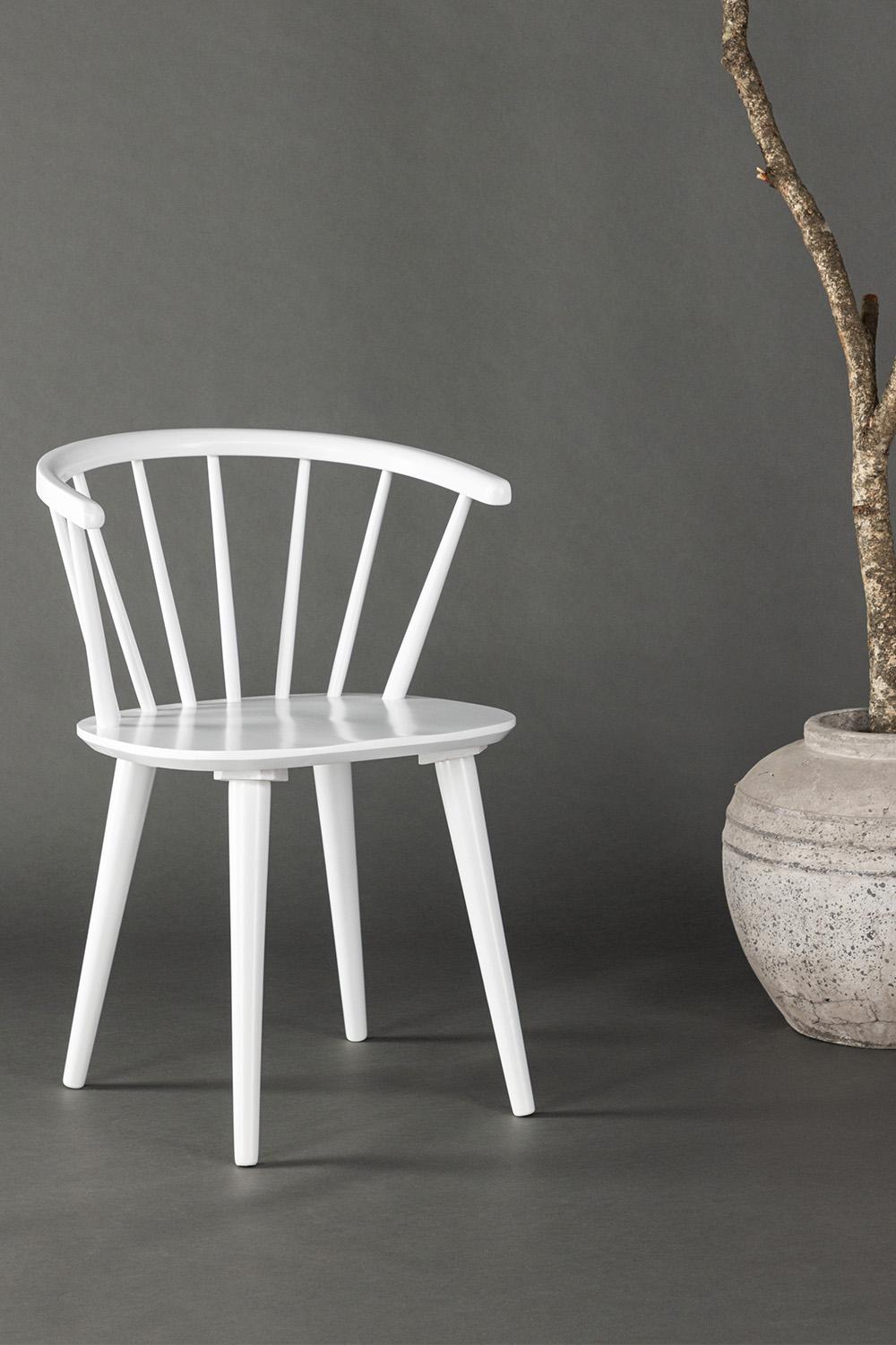 Bobby Matstol Vit 2-pack