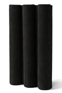 Akustikpanel | Väggpanel Rundad Sammet Svart