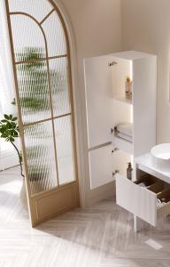 Sidoskåp Vitt Zendvala