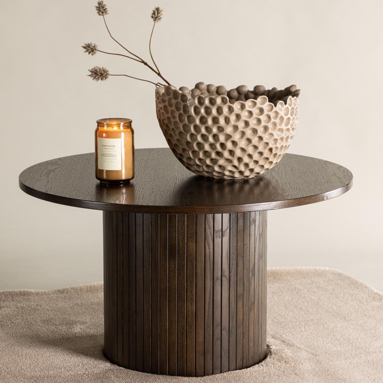 Bianca Round Sofa Table  -  / Mocca