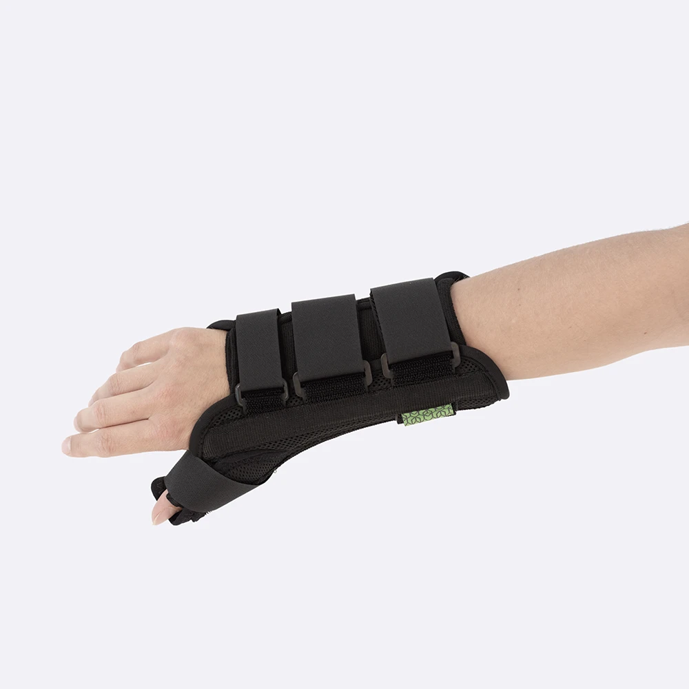 D-Ring Thumb Wrist Brace håndledsortose med tommel