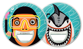 Kapsylöppnare Dykare/Haj