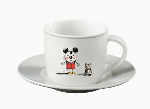 Espressokopp Mus med Katt