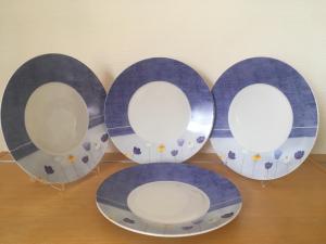 Blomsteräng 4 st tallrikar