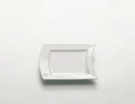 Fyrkantig tallrik 15 cm