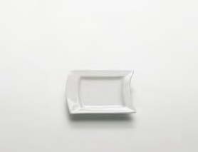 Fyrkantig tallrik 11,5 cm